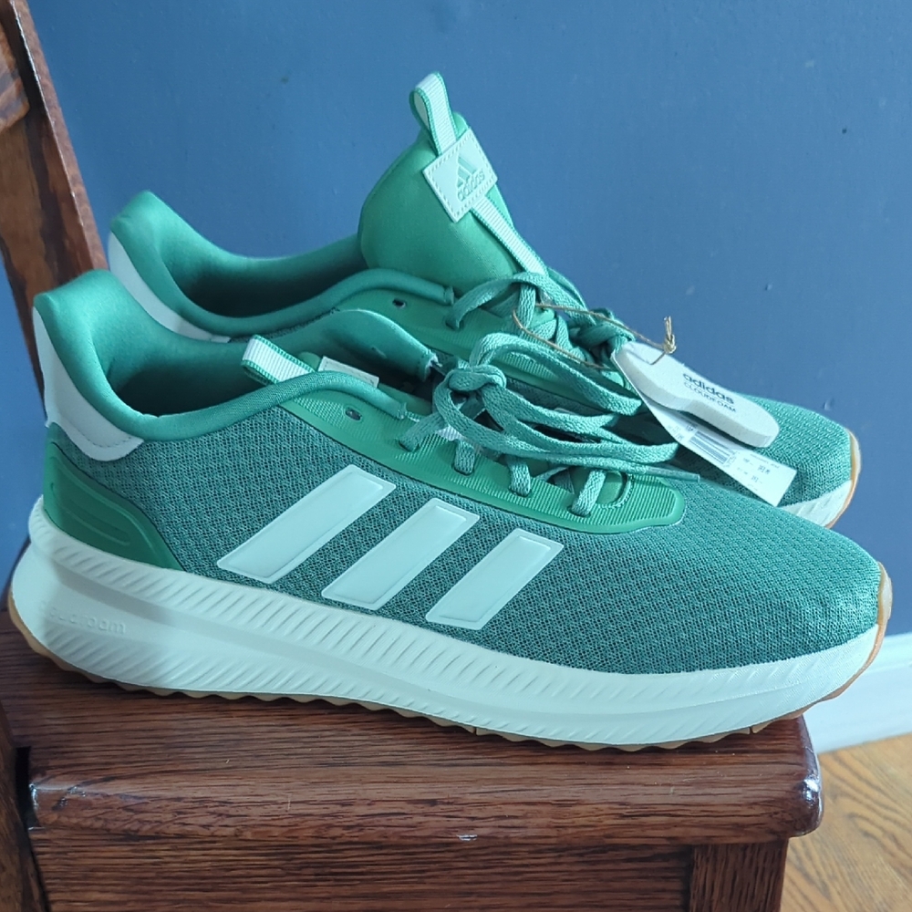 Adidas X_PLRPATH Green Mens Sneakers with White Accents. Size 11.5